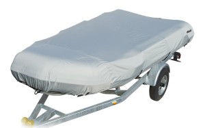 Ding by Eevelle Dinghy Boat Cover - fits 10.5 Foot Long and 60 Wide Beam - Silver
