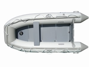 Newport Vessels 10-Feet 6-Inch Newport Inflatable Sport Tender Dinghy Boat - USCG Rated (White Gray)